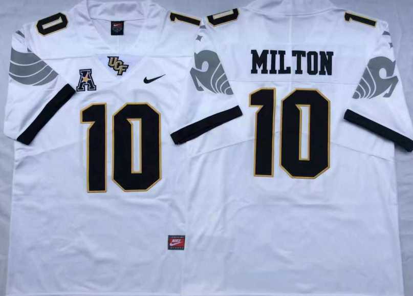 UCF Knights 10 Mckenzie Milton White College Football Jersey,We sell and wholesale UCF Knights 10 Mckenzie Milton White College Football Jersey on line form chian!